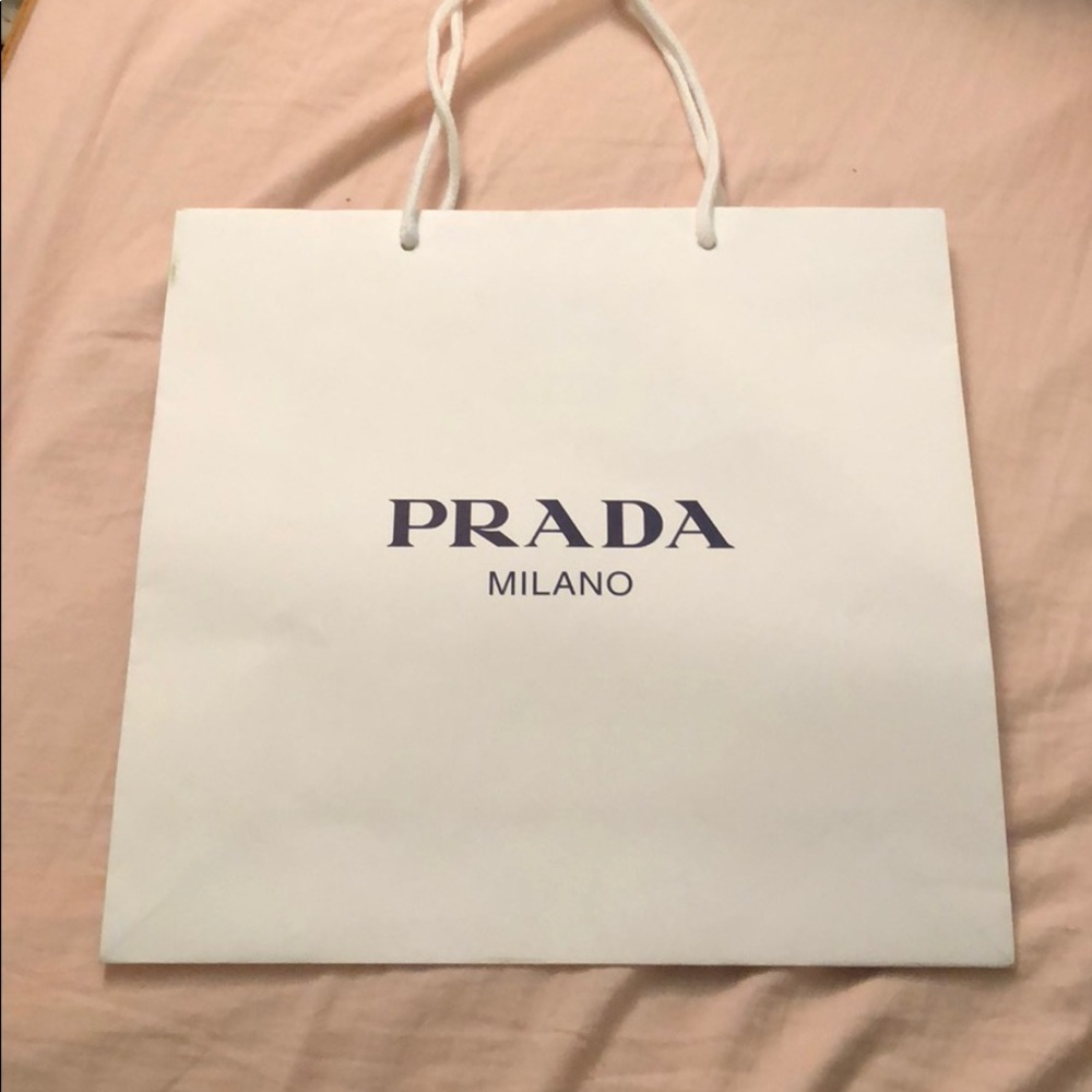 Large Prada paper bag